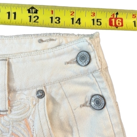 EUC We The Free • Love Alive Boyfriend Jeans Floral embroidered Painter Pant 27 - Picture 7 of 13